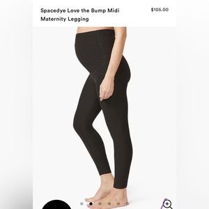 beyond yoga Space dye love the bump maternity leggings